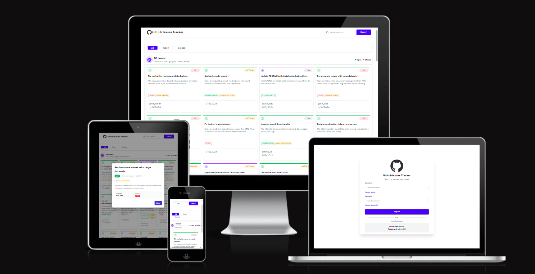 GitHub Issue Tracker